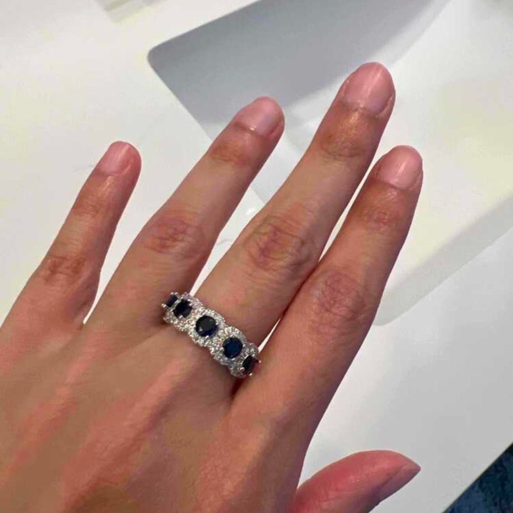 BLUE WEDDING RING SIZE - Picture 9 of 14